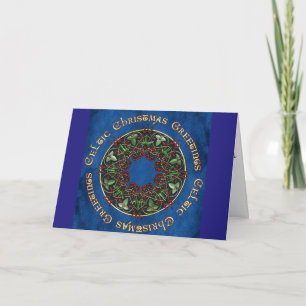Cartão De Festividades Celtic Christmas Card