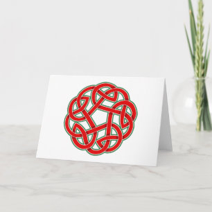Cartão De Festividades Celtic Christmas Knot