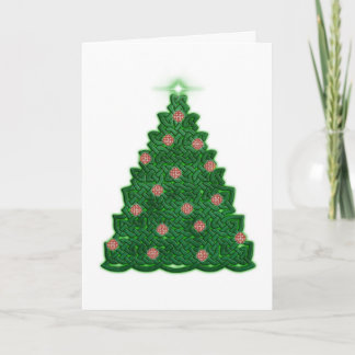 Cartão De Festividades Celtic Christmas Tree