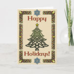 Cartão De Festividades Celtic Holiday Card<br><div class="desc">A non-denominational Celtic themed holiday card.</div>