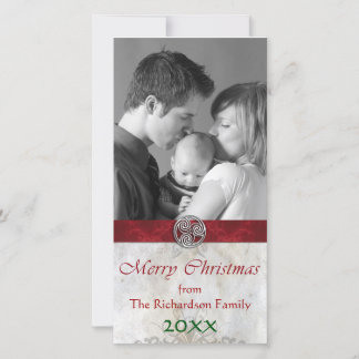 Cartão De Festividades Celtic Knot Triskelion Foto de Natal