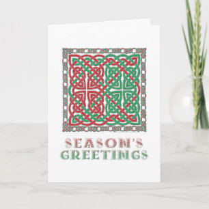 Cartão De Festividades Celtic Season's Greetings Card