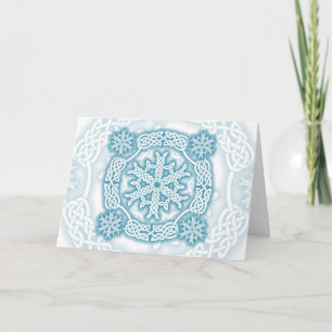 Cartão De Festividades Celtic Winter Greeting Card
