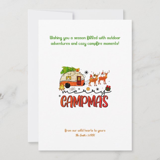 Cartão De Festividades Cemitério de Natal Feriado ao ar livre (Frente)