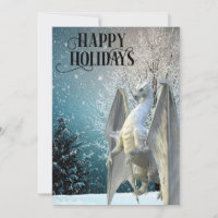 Cena de Inverno do Dragão Neve Boas Festas