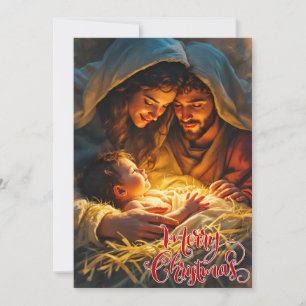 Cartão De Festividades Cena de Natal de Presépio