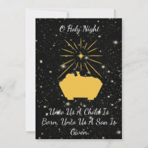 Cena de Natal Elegante Estrela Noturna de Natal 