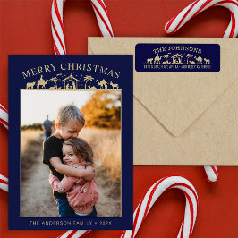 Cartão De Festividades Cena de Natal Menino Jesus Cristo