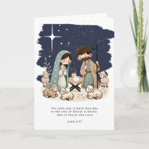 Cena de Natal Religiosa e Escritura