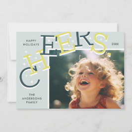 Cartão De Festividades CÉREBROS COLORIDOS! Natal de Férias Simples