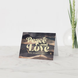 Cartão De Festividades Céu de Inverno Noturno Estrelado Moderno Elegante 