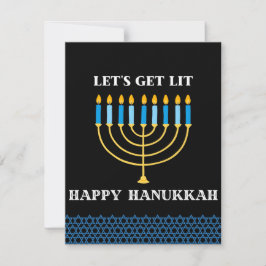 Cartão De Festividades Chag Hanukkah Sameach