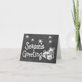 Cartão De Festividades Chalkboard Wallies Holiday Note Cards
