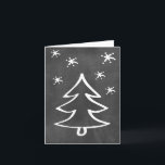 Cartão De Festividades Chalkboard Wallies Holiday Note Cards<br><div class="desc">HO HO HO,  Merry Christmas Chalkboard Wallies holiday Note Cards.</div>