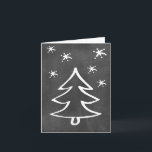 Cartão De Festividades Chalkboard Wallies Holiday Note Cards<br><div class="desc">HO HO HO,  Merry Christmas Chalkboard Wallies holiday Note Cards.</div>