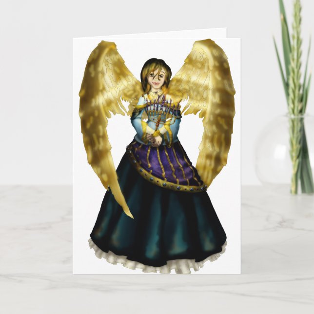 Cartão De Festividades Chanukah (Frente)