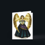 Cartão De Festividades Chanukah Angel<br><div class="desc">Arte original de Thedustyphonix. http://www.thedustyphoenix.com</div>