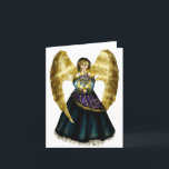 Cartão De Festividades Chanukah Angel<br><div class="desc">Arte original de Thedustyphonix. http://www.thedustyphoenix.com</div>