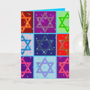 CARTÃO DE FESTIVIDADES CHANUKAH GREETING CARDS W MATCHING POSTAGE