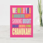 Cartão De Festividades Chanukah/Hannukah Greeting<br><div class="desc">Customize and Personalize Chanukah Greeting Card</div>