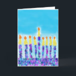 Cartão De Festividades Chanukkah Greetings<br><div class="desc">A festive and warm chanukkah card suitable for anybody.</div>