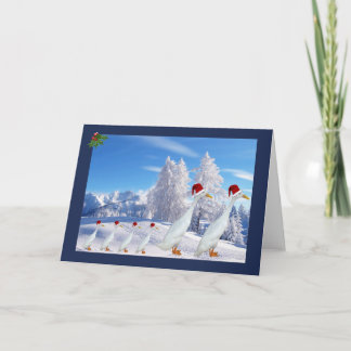 Cartão De Festividades Chapéu de Papai Noel