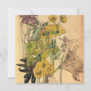 Cartão De Festividades Charles Rennie Mackintosh - Spurge Com Yham 1909