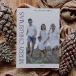 Cartão De Festividades CHARLIE Black Family Photo Boho Feliz Natal<br><div class="desc">CHARLIE Black Family Photo Boho Feliz Cartão de Férias de Natal. Personalize a frente do cartão uma foto,  seu nome de família e o ano. Personalize as costas com um cartões de natal opcional ou notícias de família,  e seu nome de família.</div>