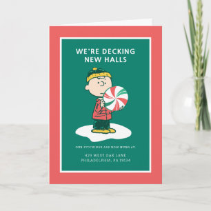 Cartão De Festividades Charlie Brown Peppermint Candy