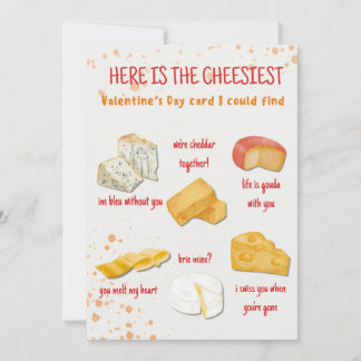 Cartão De Festividades Cheesiest Funny Valentine's Day Card