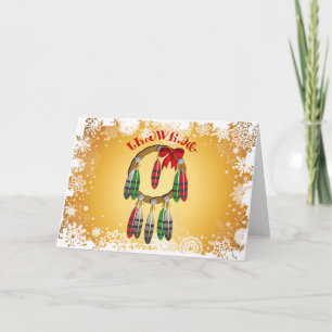 Cartão De Festividades Cherokee Christmas Dream Catcher Card