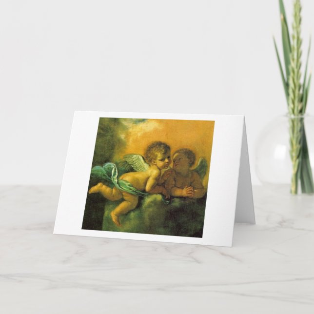 Cartão De Festividades Cherub Card (Frente)