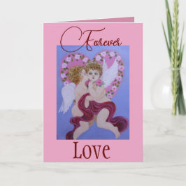 Cartão De Festividades Cherubs, estilo vitoriano, placa de Namorados