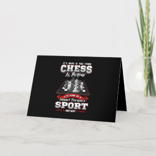 Cartão De Festividades Chess Funny cita Ditos Humorísticos