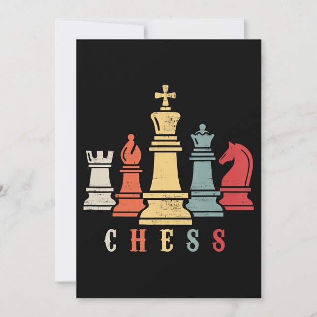 Cartão De Festividades Chess Lover | Chess Set Checkmate Gift (Frente)