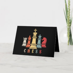 Cartão De Festividades Chess Lover   Presente do Xadrez Set Checkmate