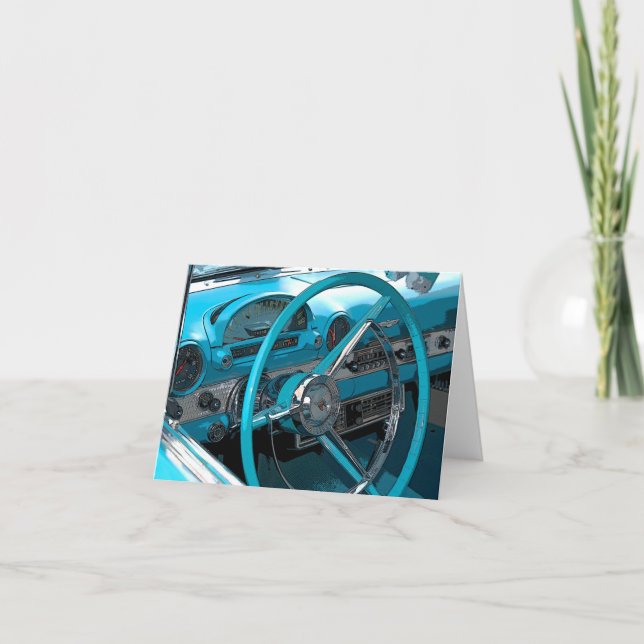 Cartão De Festividades Chevy Belair (Frente)