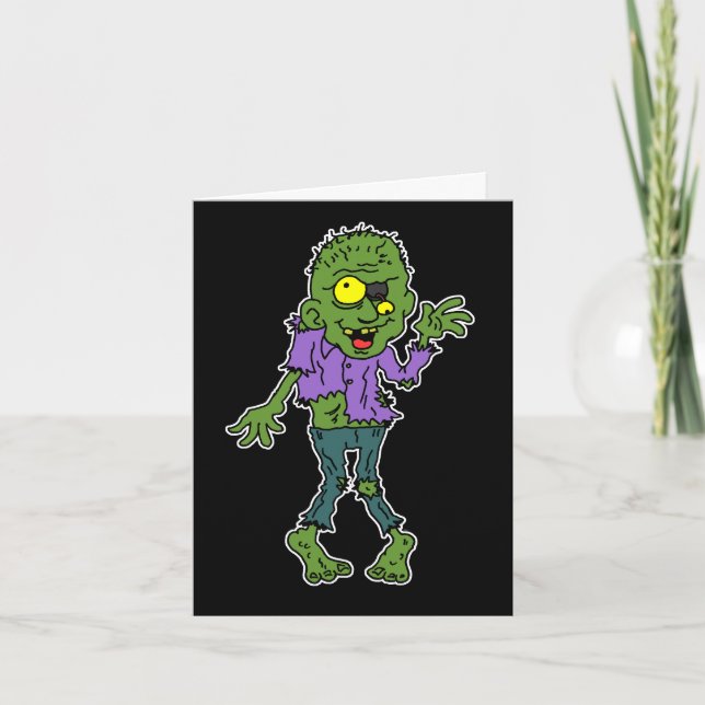 Cartão De Festividades Chews You Zombie Valentine's Day Greeting Card (Frente)