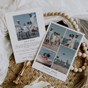 Cartão De Festividades Chic Happy 2025 Novo Ano Na Revisão 5 Foto