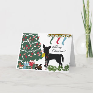 Cartão De Festividades Chihuahua Holiday