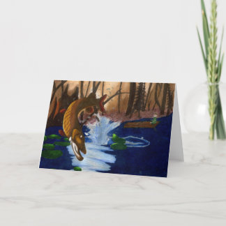 Cartão De Festividades Children's Winning Artwork: muskie