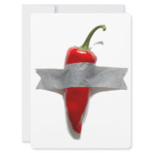 Chili com fita adesiva