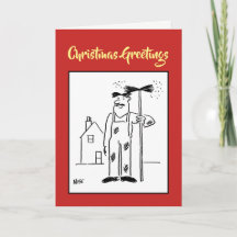 Chimney Sweep Christmas Card