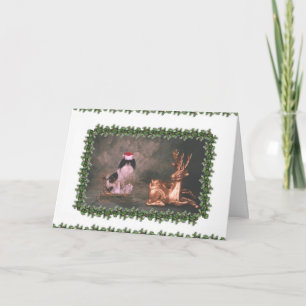 Cartão De Festividades Chin Christmas_sleigh