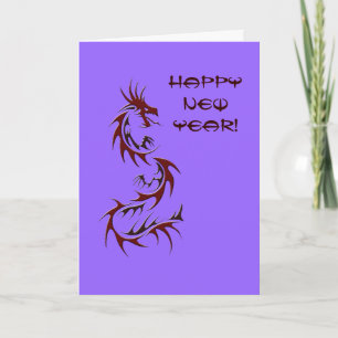 Cartão De Festividades Chinese Dragon " HappyNewYear!" Cards