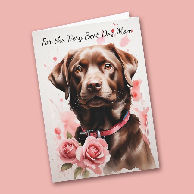 Cartão De Festividades Chocolate Labrador Retriever Você Faz Minha Cauda (Criador carregado)