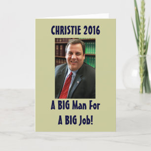 Cartão De Festividades Chris Christie 2016 Funny Christmas Card