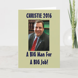 Cartão De Festividades Chris Christie 2016 Funny Christmas Card