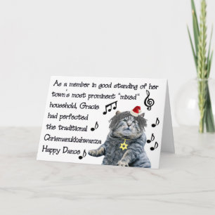 Cartão De Festividades Chrismanukkahwanza