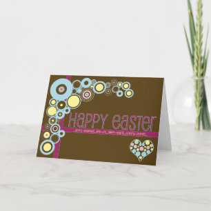 Cartão De Festividades Christian Easter card ~ Love 'n' Circles